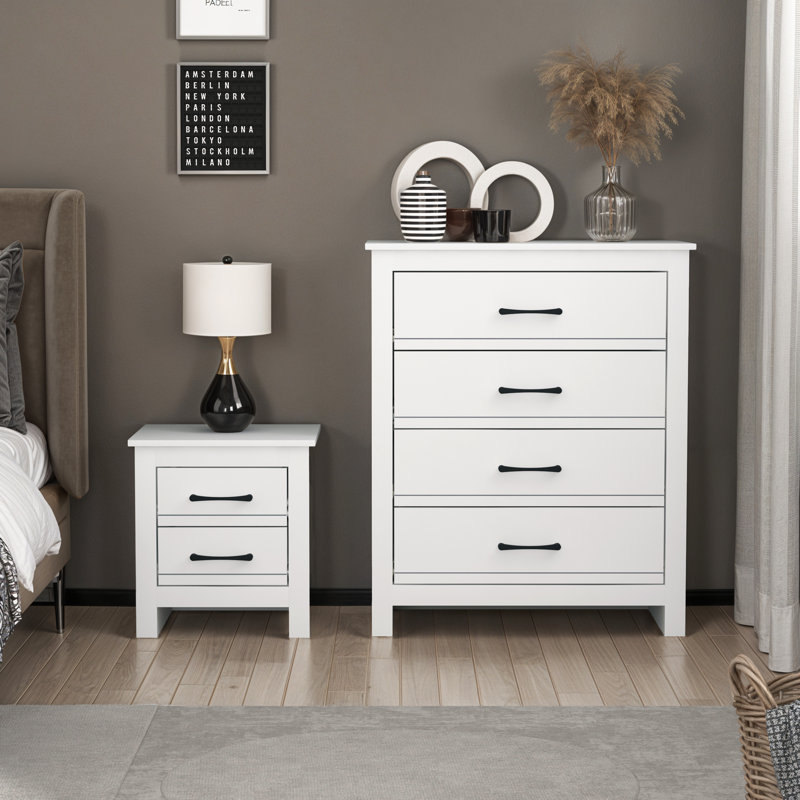 Limestone Storage Duo Set, White/White