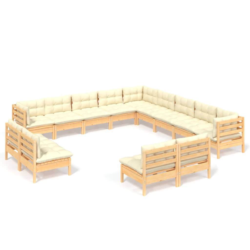 Gartensofa Huberdina mit Kissen