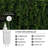 ProductWorks Indoor/Outdoor 300 LED-Mini String Light Curtain with 8-Light Modes on White Wire, White, 6.5ft x 10ft-524448902