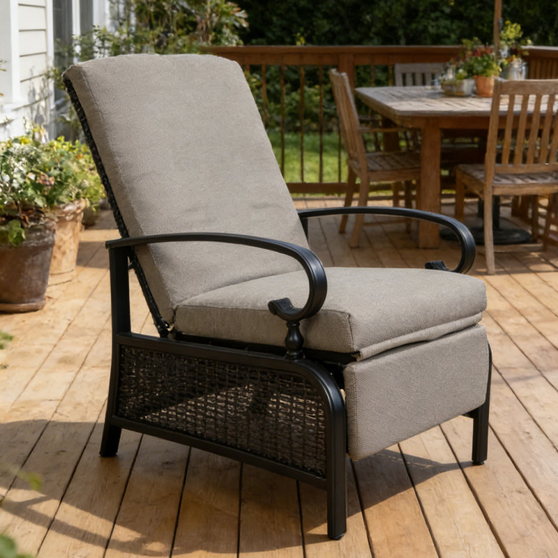 Méridienne inclinable et réglable Kozyard, Beige