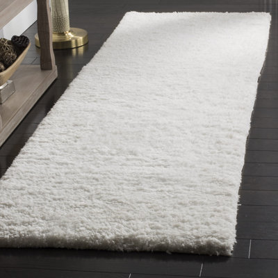 Detweiler Sheep Shag Hand Woven Performance Solid Color Rug