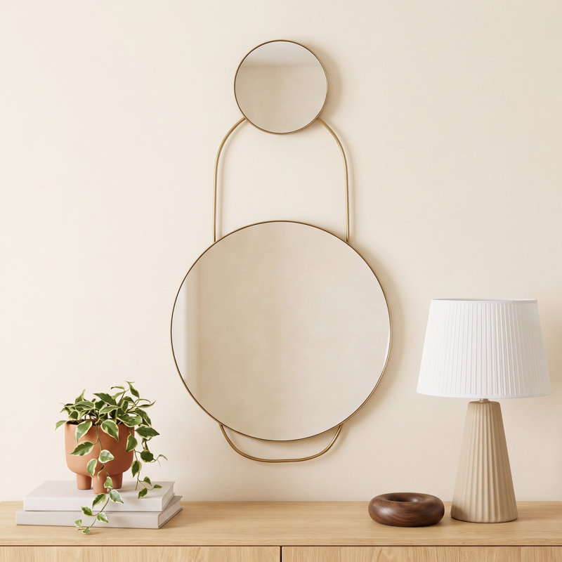 Jeromey Circle Wall Mirror