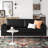 Geo 84 inch Genuine Leather Sofa-213418955