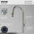 Karran Slim Pull-Down Kitchen Faucet, 25mm Thin Body, Modern Design, Dual Spray in Spot-Free Stainless Steel-119904329