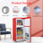 3.5Cu.Ft Compact Refrigerator Mini Fridge With Freezer, Small Refrigerator With 2 Door, 7 Level Thermostat Removable Shelves For Kitchen, Dorm, Apartment, Bar, Office-113423634