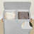 44.9 Gal Double Hamper With Lid, Dual Compartments, Removable Bags And Handles, Quick-Assembly Laundry Basket-1658490839