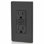 Leviton SmartlockPro 15 Amp 125 Volt Duplex Black GFCI Outlet 5-15R 1 Pack