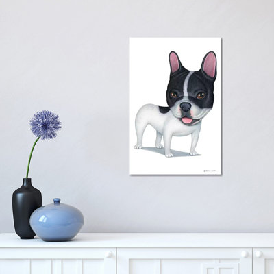 Bouledogue français blanc et noir
