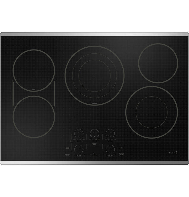 29.88" Electric Cooktop with 5 Elements, Stainless Steel