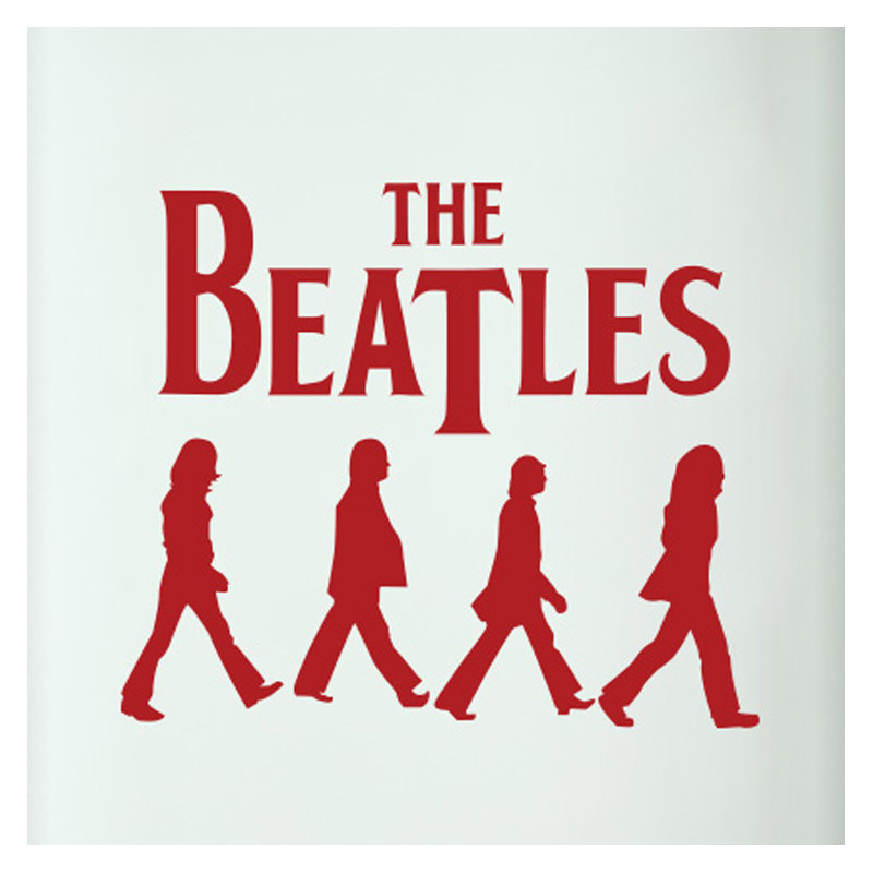 Entertainment Wall Decal, Dark Red