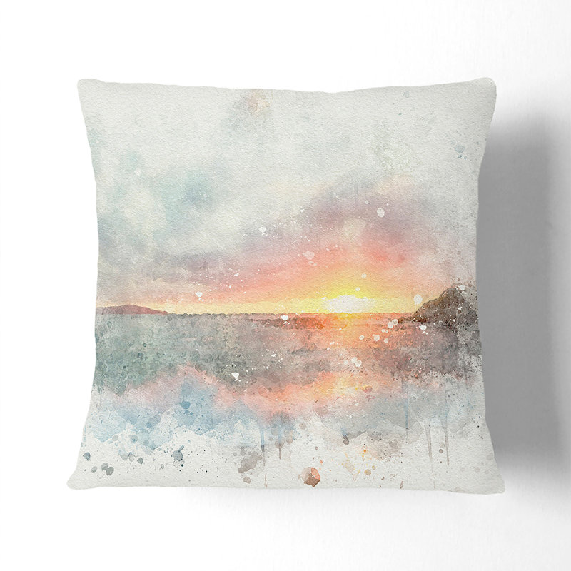 Square Throw Cushion, 55cm H x 55cm W x 20cm D, Black