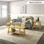 Metz Mid-Century Modern Wood Shelf Coffee Table-86219048-86219061