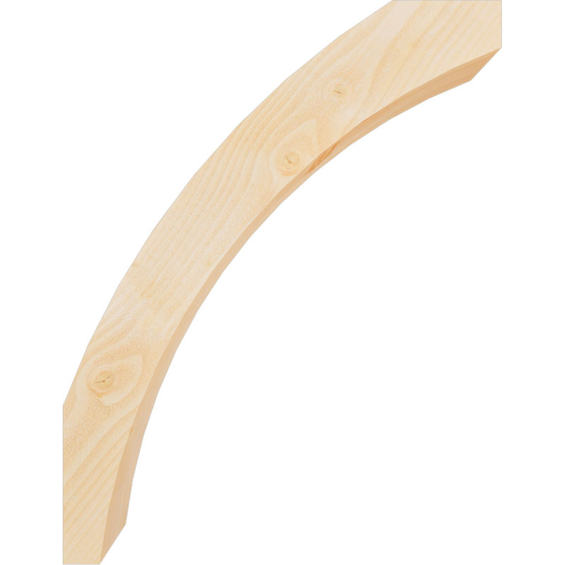Genouillère Thorton, Sapin Douglas de 6 po (sciage brut), 28 po X P 36 po H