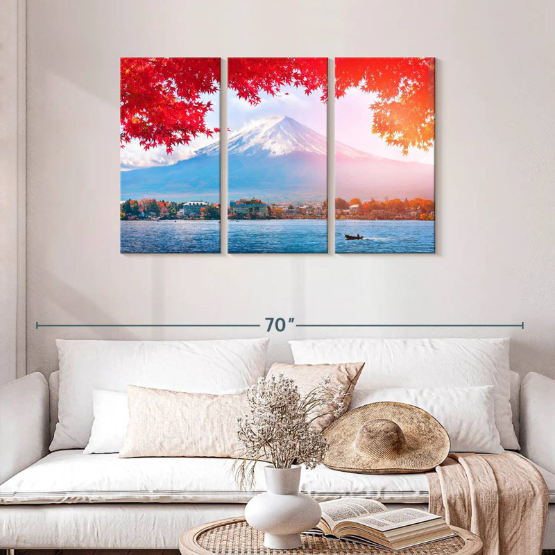 Alvord Autumn At Mount Fuji, 28" H x 45" W