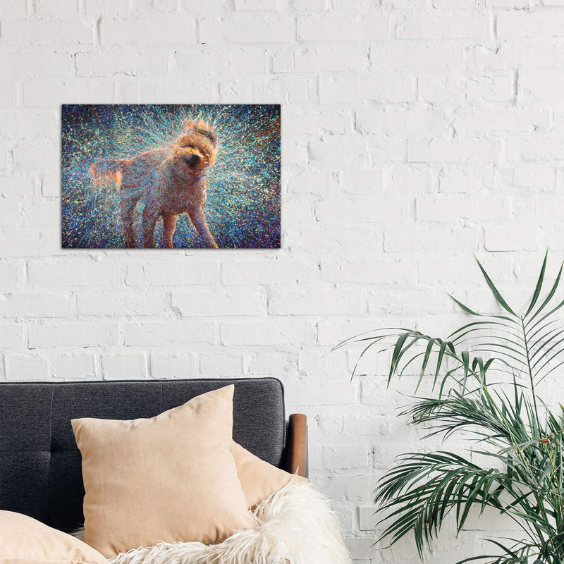 Canis Rufus by Iris Scott - Wrapped Canvas Print, 66.04 cm H x 45.72 cm W x 3.175 cm D