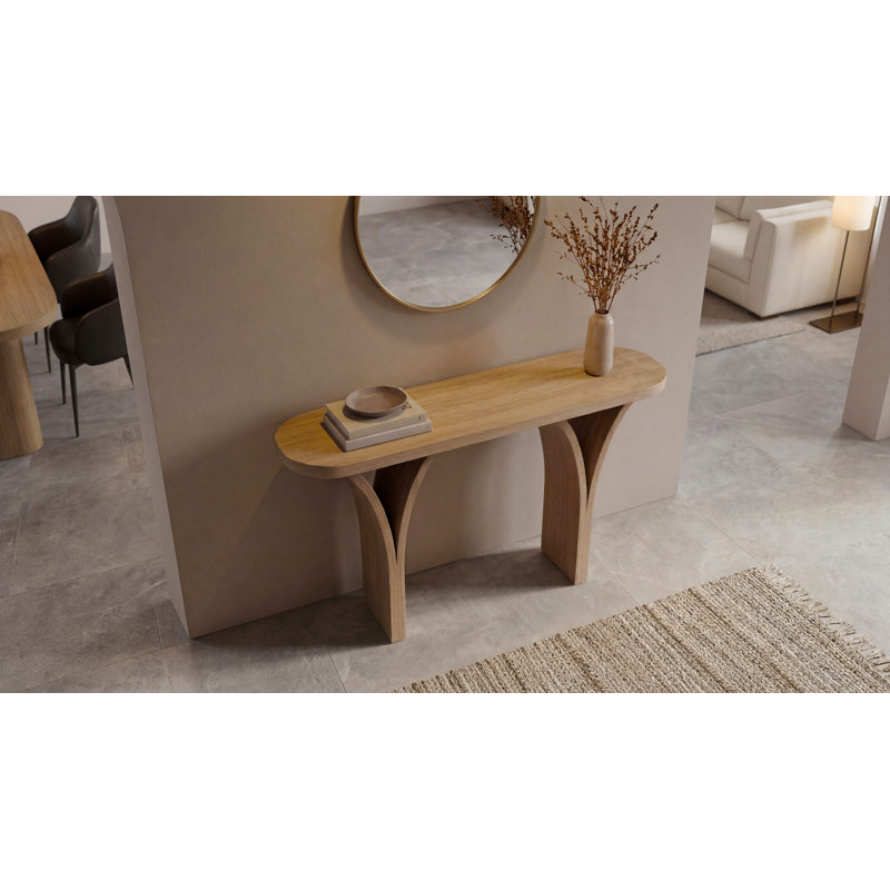 55.12'' W Console Table, Natural