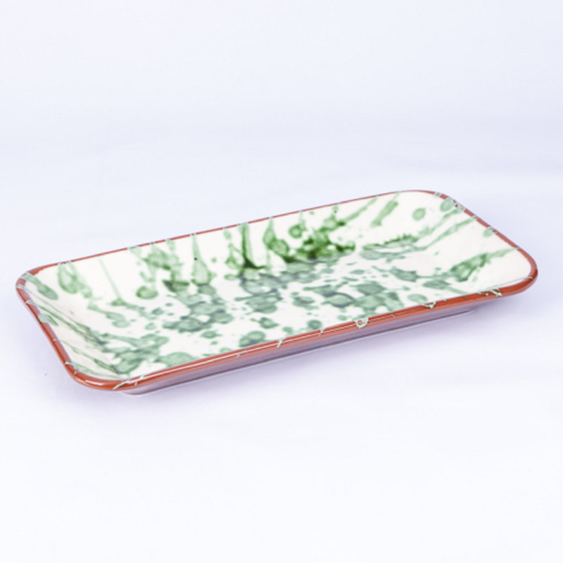 Woolery 32cm Dinner Plate, Green