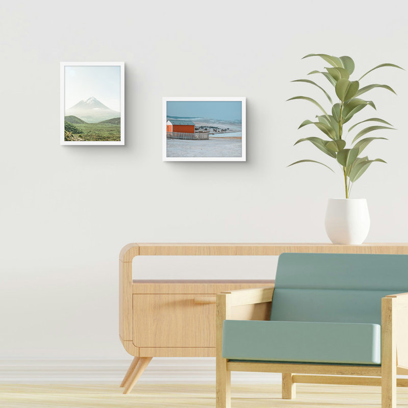 Gallery Matted Frame Set,Wall Mount Display, 12.755" H x 9.763" W x 0.708" D