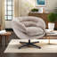 Fauteuil d'appoint pivotant rembourré-1996868920