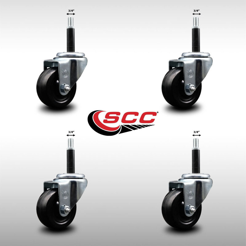 Ensemble de roulettes extensibles 3 pouces 3 pouces SSCC