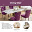 Chaise parsons en velours capitonné Joshanae-398206070
