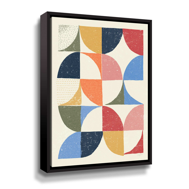 «Colorful Night Sky II», toile tendue avec cadre flottant, Toile avec cadre flottant noir, L 8 po x H 10 po