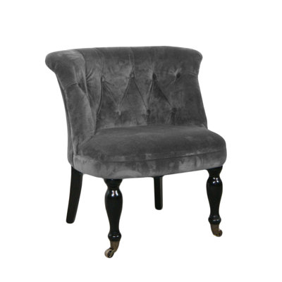 Valley Forge Velvet Chesterfield Chair