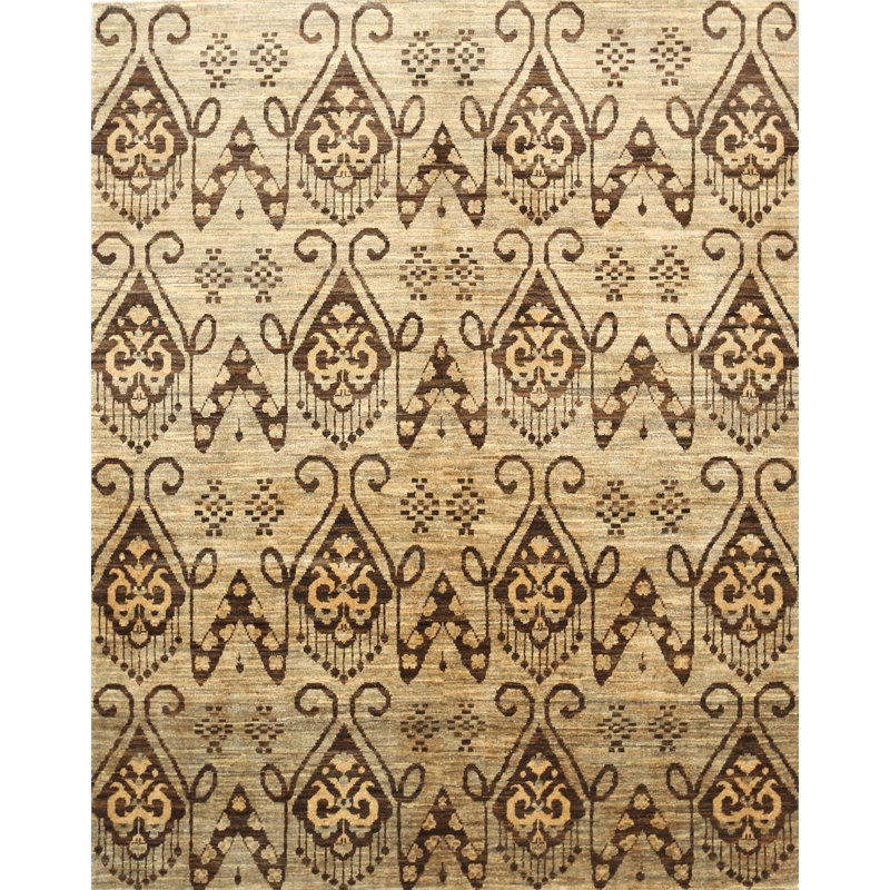 Tapis contemporain brun, Rectangle 5 pi x 7 pi