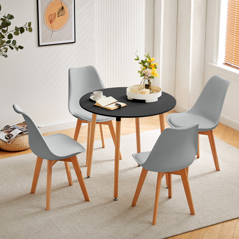 Nero Upholstered Side Chair, Grey
