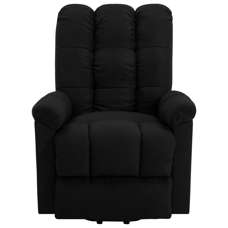 Power Lift Recliner Electric Lift Chair for Home Theater Cinema Fabric, Black 100% Polyester Blend