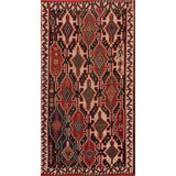 Flatweave Wool Geometric Area Rug