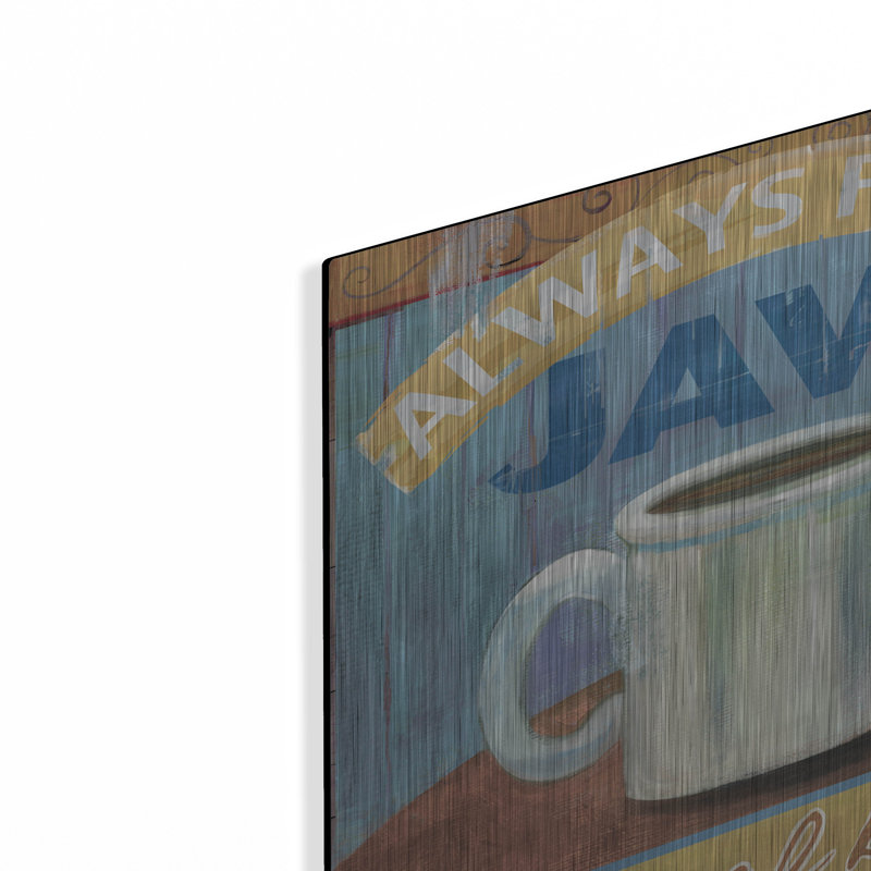 'Java' by Fiona Stokes-Gilbert Metal Wall Art, 12" H x 12" W