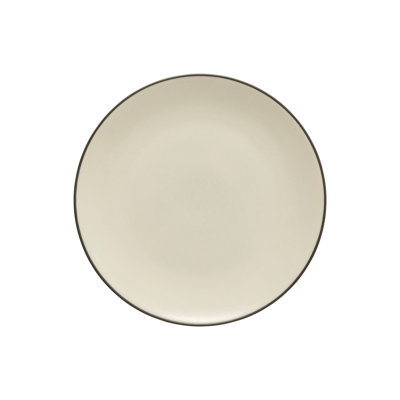Stacked Organic Handmade Stoneware Dinner Plate
