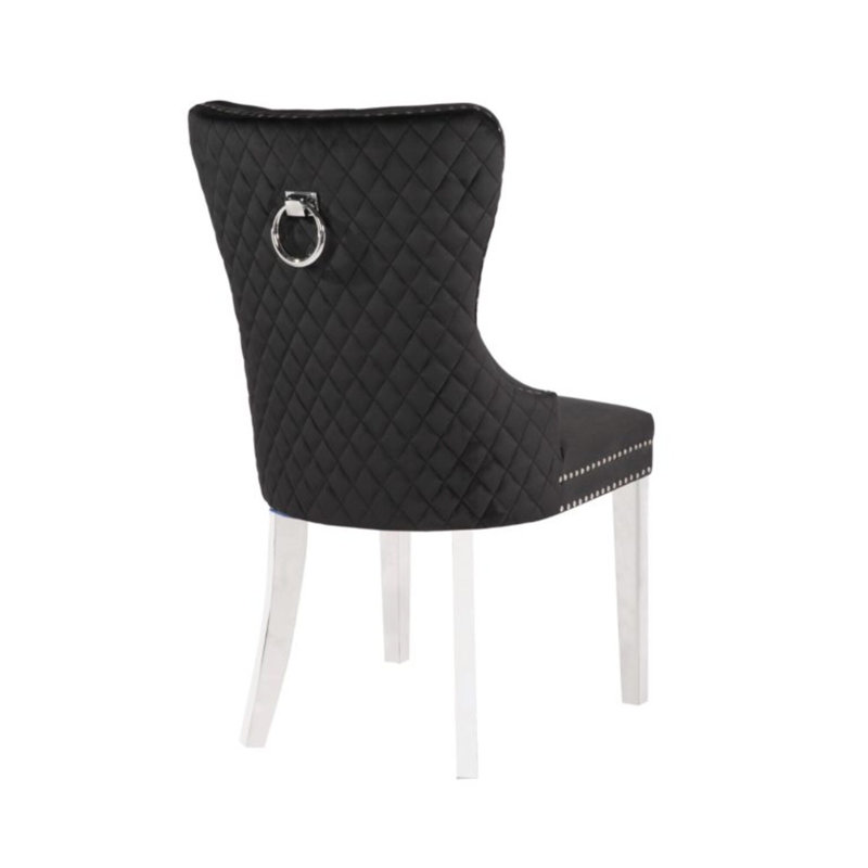 Chaise d'appoint Genifer, Noir