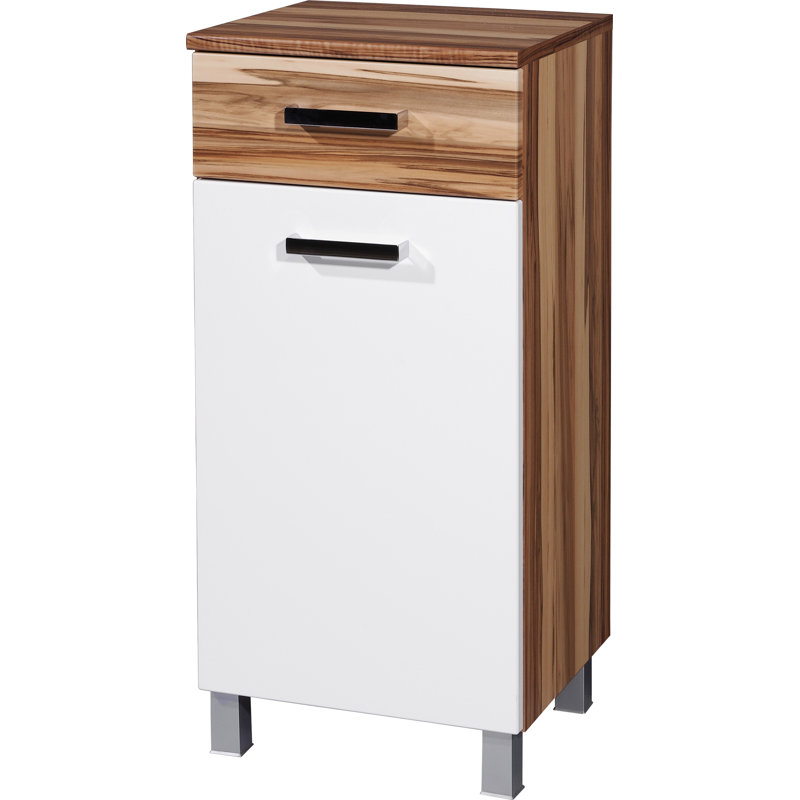 Elegance Bathroom Cabinet, White/Basalt grey