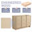 48'' Single Bathroom Vanity Base Only