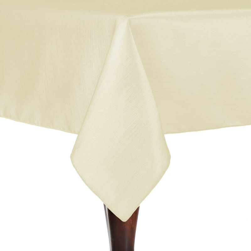 Majestic Solid Color Square Tablecloth, 10, 120" x 72" Rectangle, Goldenrod