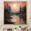 Pink Grey Mid Century Dreamy River IV - Mid-Century Canvas Prints