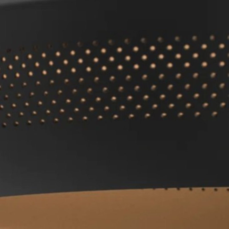 Luminaire suspendu géométrique 1 lumière Charon, Noir, Noir