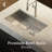 32.5'' L Single Bowl Stainless Steel Kitchen Sink