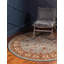 Tapis floral bleu clair / beige Niles-19394671