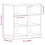 12 Pair Shoe Storage Cabinet