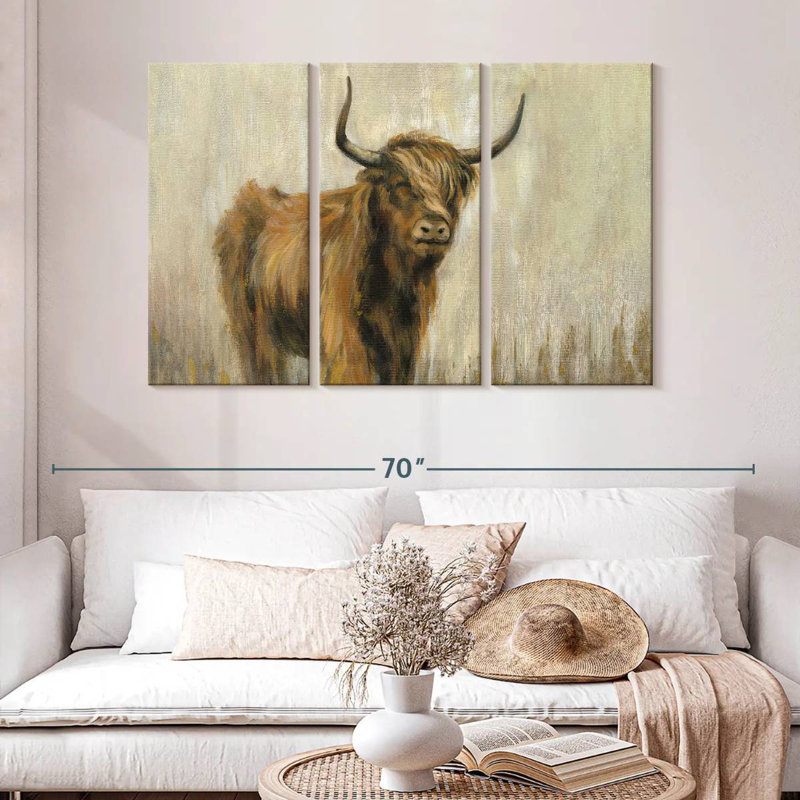 Highland Mountain Cow I, 32" H x 50" W