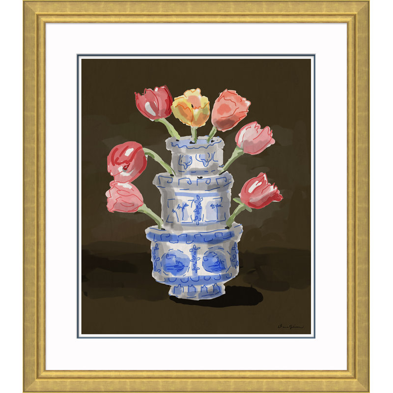 Tulipiere Stacked Giclee Print by Dana Gibson
