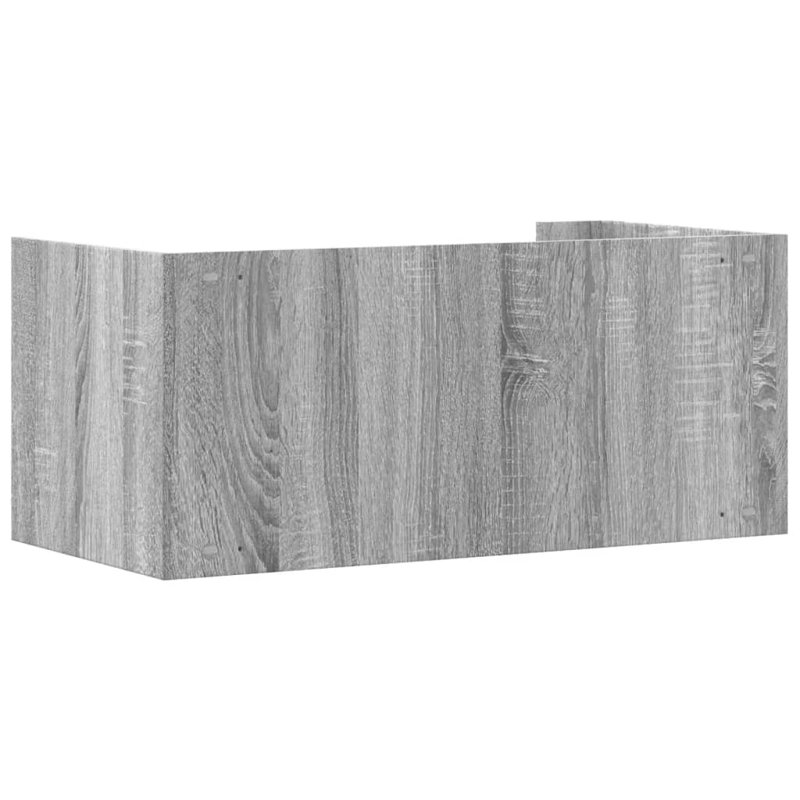 Robbert Floating Shelf, Grey Sonoma, 30.5cm H x 70.5cm W x 35cm
