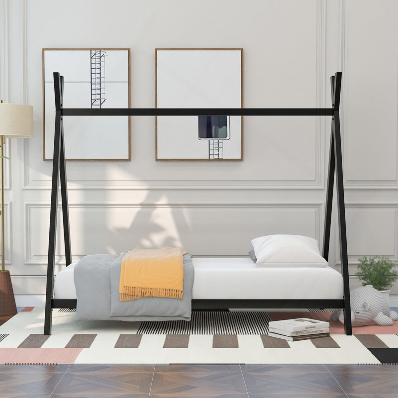 House House Tent Bed Frame, Noir
