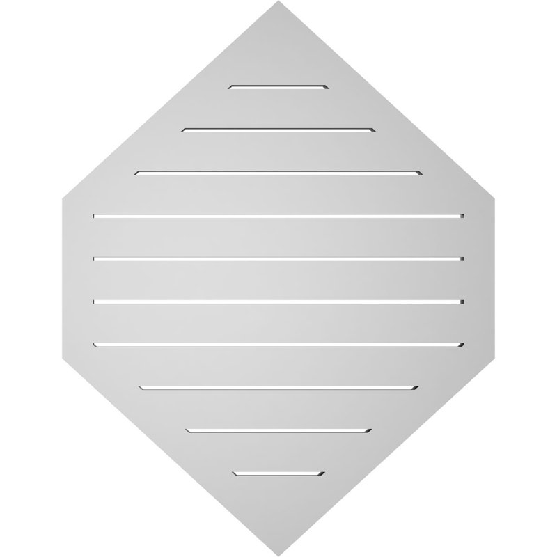 Bouche verticale verticale à hauteur réglable 11/12 po, H 36 po x l 28 po x P 1,5 po