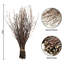 200 brindilles de bouleau séché naturel de 17 pouces, grandes branches de bouleau pour un décor de vase, arrangements floraux de bricolage et centres de mariage