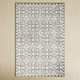 Lauring Geometric Handmade Tufted Wool Light Gray/Taupe/White Area Rug