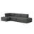 Berlare 4 - Piece Upholstered Boneless Compression Corduroy Modular Sectional Sofa Set with Removable Ottoman – Fully Compressed, No Assembly Required-1078496759
